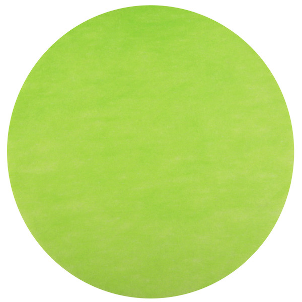 Platzset / Tischset Vlies rund 34 cm (50 Stück) - hellgrün