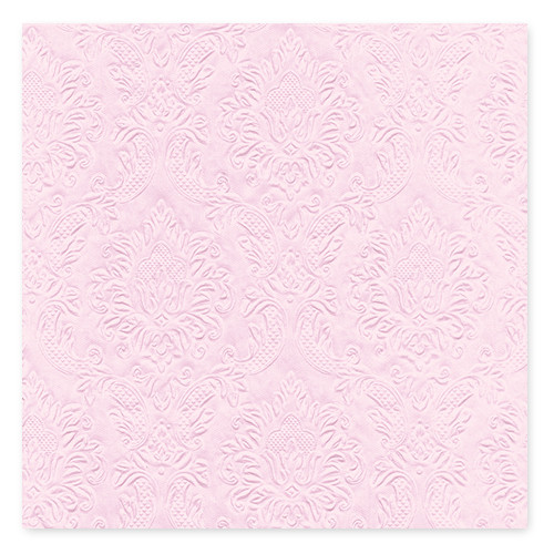 Servietten Ornament geprägt (16 Stück) - rosa