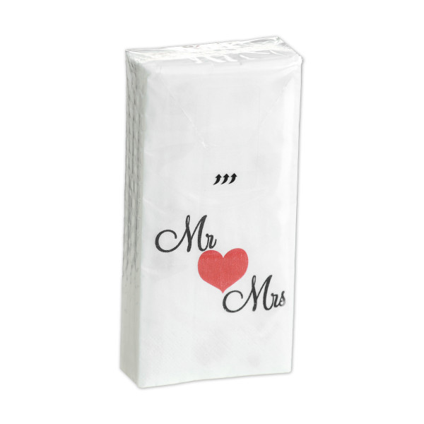 Taschentücher 'Mr & Mrs' 10 Stück