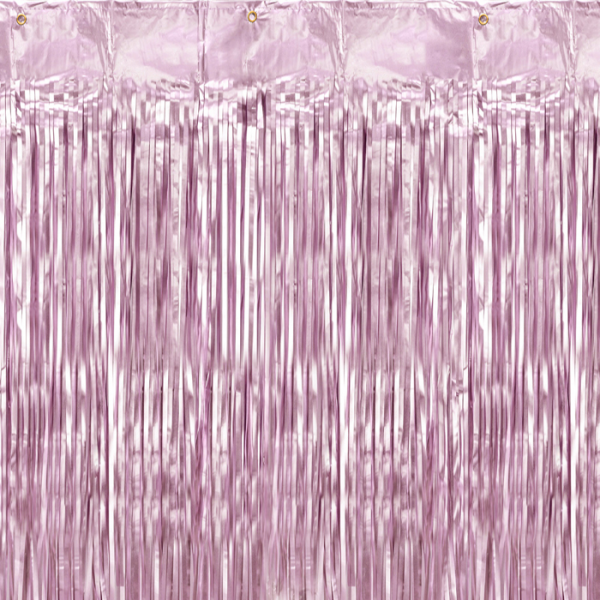 Glitter Vorhang / Backdrop 2,5 m - rosa