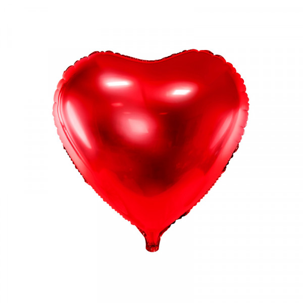 Folienballon Herz 45 cm - rot